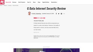 
                            6. G Data Internet Security Review & Rating | PCMag.com