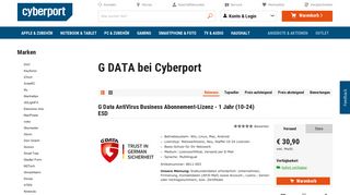 
                            12. G-data Produkte günstig online kaufen ++ Cyberport