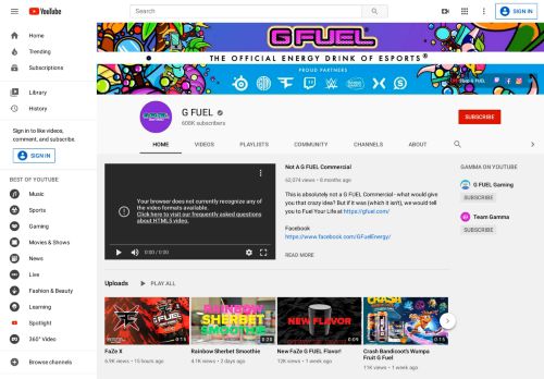 
                            7. G FUEL - YouTube