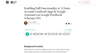 
                            12. G Suite Account (Android Apps & Google Assistant) on ...