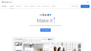 
                            4. G Suite: Collaboration & Productivity Apps for Business - Google