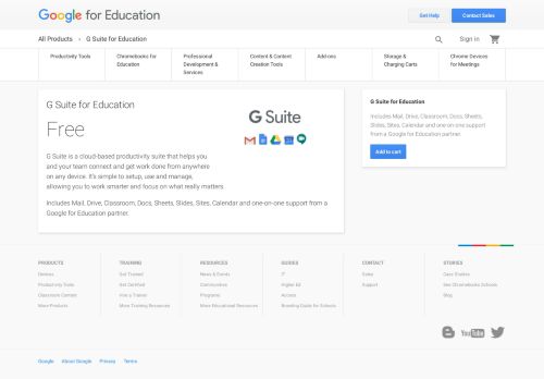 
                            7. G Suite for Education – Google for Education Products