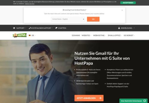 
                            10. G Suite | G Suite Business E-Mail-Lösungen| HostPapa