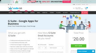 
                            11. G Suite - Google Apps for Business - Email & more | ResellerClub