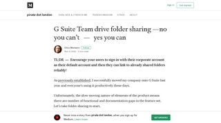 
                            11. G Suite Team drive folder sharing — no you can't — yes you can