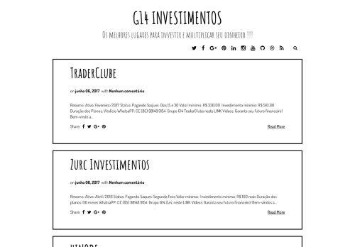 
                            4. G14 Investimentos