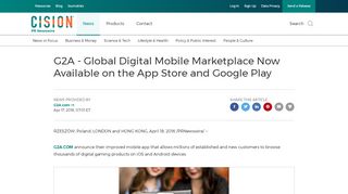 
                            11. G2A - Global Digital Mobile Marketplace Now Available on ...