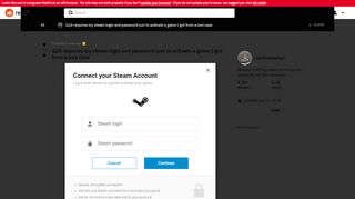 
                            9. G2A requires my steam login and password just to activate a game I ...