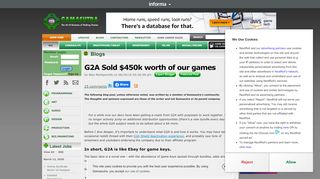 
                            11. G2A Sold $450k worth of our games - Gamasutra