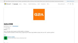 
                            12. G2A.COM beziehen – Microsoft Store de-DE