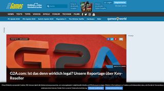 
                            4. G2A.com: Ist das denn wirklich legal? Unsere Reportage ... - PC Games
