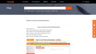 
                            2. G3-How to setup the Portal Authentication-Tenda India