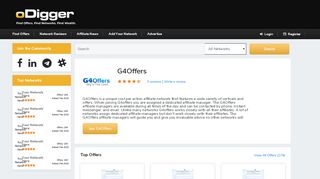 
                            8. G4Offers Network Reviews by Real Affiliates | oDigger