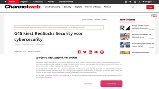 
                            7. G4S kiest RedSocks Security voor cybersecurity | Channelweb.nl