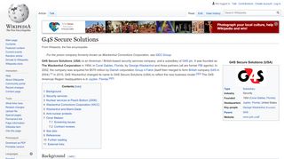 
                            11. G4S Secure Solutions - Wikipedia