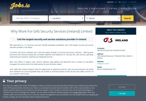 
                            10. G4S Security Services (Ireland) Limited Careers, G4S Security ...