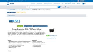 
                            9. G5RL PCB Power Relays - Omron Electronics | Mouser