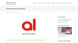 
                            6. Ga bisa login ke akun AkuLaku | Qonsumen