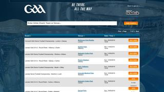 
                            4. GAA Ireland - Tickets.ie - Listing Events