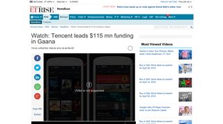 
                            10. Gaana | Tencent: Watch: Tencent leads $115 mn funding in Gaana ...