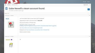 
                            6. Gabe Newell's steam account found. - Games - Facepunch Forum
