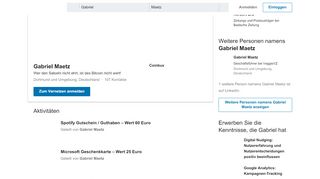 
                            13. Gabriel Maetz – Einzelunternehmer – Coinbux | LinkedIn
