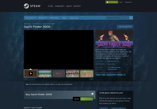 
                            12. Gachi Finder 3000 on Steam