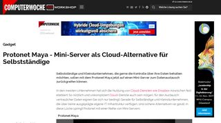 
                            8. Gadget: Protonet Maya - Mini-Server als Cloud-Alternative für ...