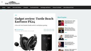 
                            12. Gadget review: Turtle Beach EarForce PX24 - The Scotsman
