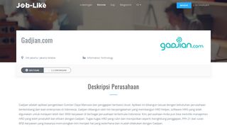
                            6. Gadjian.com | Informasi Perusahaan | job-like.com