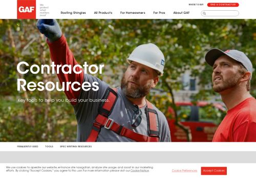 
                            1. GAF | Contractor Resources