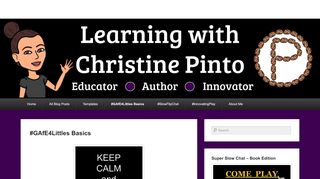 
                            10. #GAfE4Littles Basics – Learning with Christine Pinto