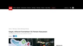
                            9. Gagal, Alfacart Rumahkan 50 Persen Karyawan - CNN Indonesia