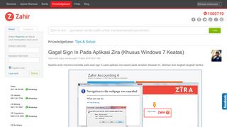 
                            7. Gagal Sign In Pada Aplikasi Zira (Khusus Windows 7 Keatas) - Zahir.info