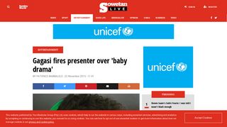 
                            11. Gagasi fires presenter over 'baby drama' - SowetanLIVE