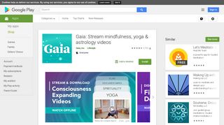 
                            10. Gaia Stream yoga, spirituality & meditation videos - Apps on Google Play