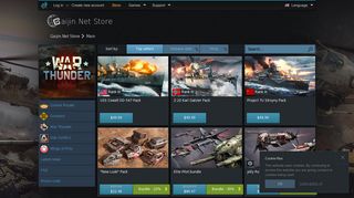 
                            11. Gaijin.Net-Shop / War Thunder packs - Gaijin.Net Store