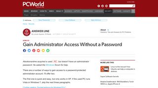 
                            6. Gain Administrator Access Without a Password | PCWorld