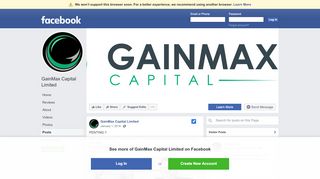 
                            6. GainMax Capital Limited - Posts | Facebook