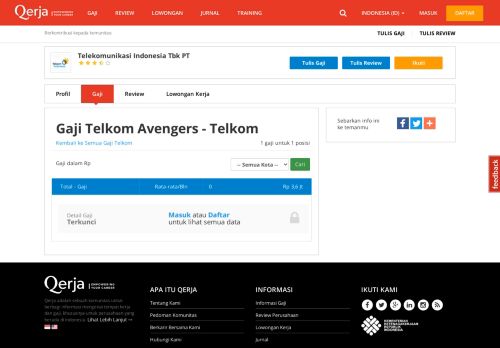 
                            7. Gaji Telkom Avengers - Telkom - Qerja