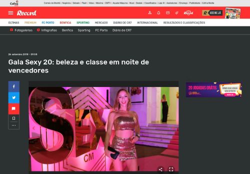 
                            9. Gala Sexy 20: beleza e classe em noite de vencedores - Fotogalerias ...