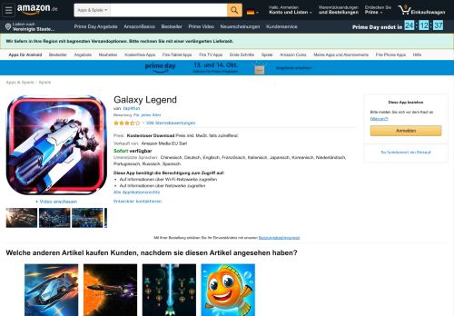 
                            11. Galaxy Legend: Amazon.de: Apps für Android
