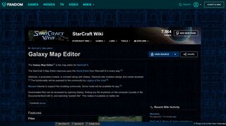 
                            12. Galaxy Map Editor | StarCraft Wiki | FANDOM powered by Wikia