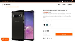 
                            12. Galaxy S10 Plus Case Neo Hybrid NC – Spigen Inc