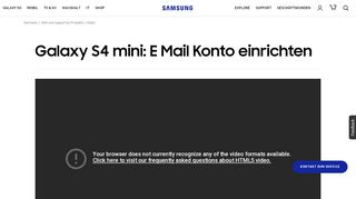 
                            6. Galaxy S4 mini: E Mail Konto einrichten | Samsung Service DE