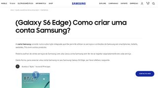 
                            3. (Galaxy S6 Edge) Como criar uma conta Samsung? | Samsung ...