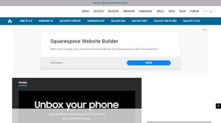 
                            13. Galaxy S8 signup page appears with phone design hint - SamMobile