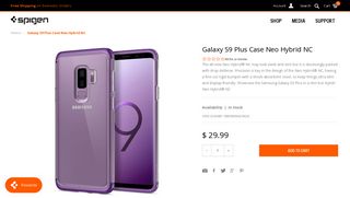 
                            11. Galaxy S9 Plus Case Neo Hybrid NC – Spigen Inc