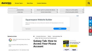 
                            9. Galaxy Tab: How to Access Your Picasa Account - dummies