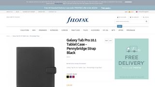 
                            11. Galaxy Tab Pro 10.1 Tablet Case - Pennybridge Strap - Filofax
